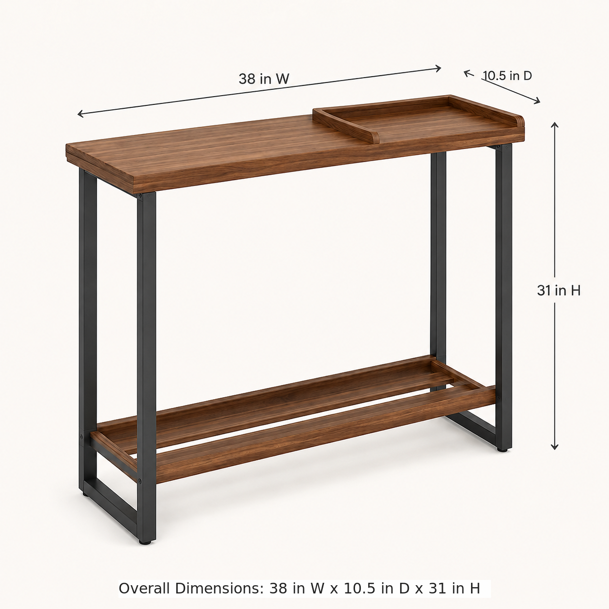 LedgeArc Slim Console Table