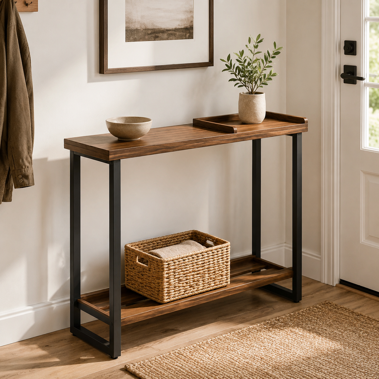 LedgeArc Slim Console Table