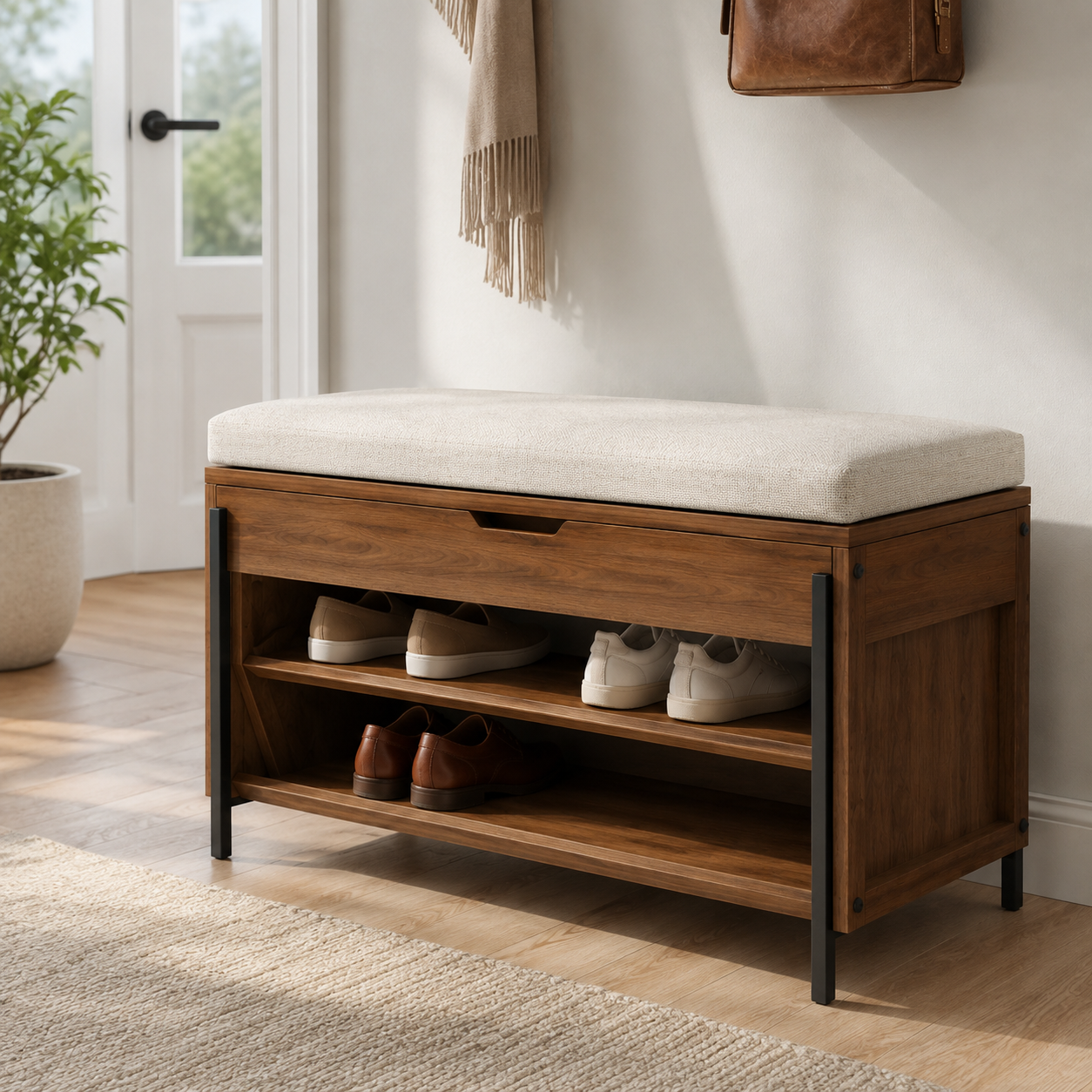 TuckSeat Shoe Storage Bench