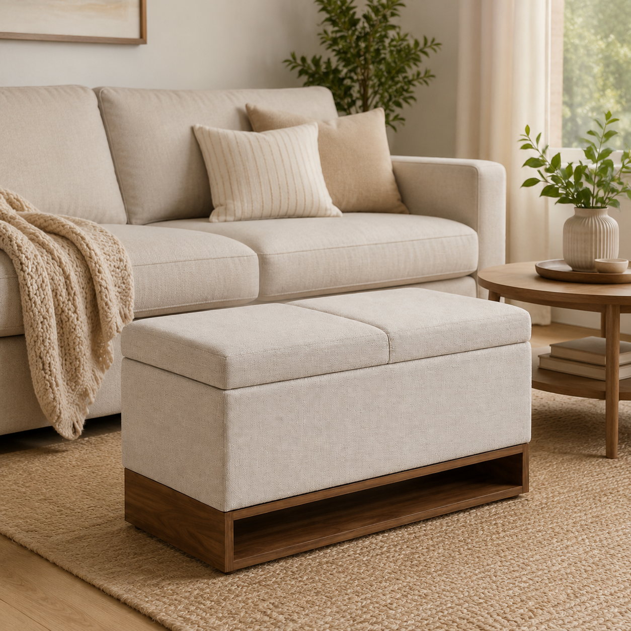 FoldHarbor Storage Ottoman