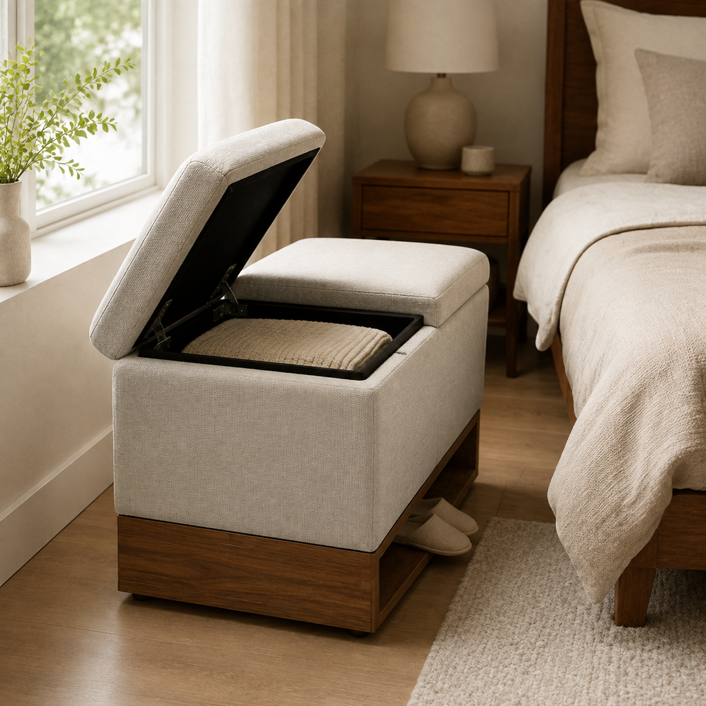FoldHarbor Storage Ottoman